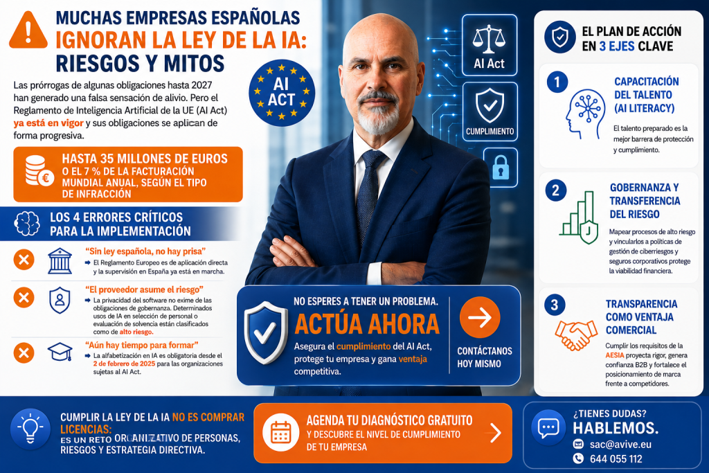 Explicación de la AI Act europea y las consecuencias de su incumplimiento